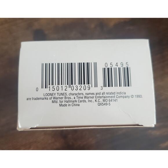 🆓 FREE Hallmark Looney Tunes Elmer Fudd Keepsake Ornament 1993 Christmas Santa - Picture 6 of 14